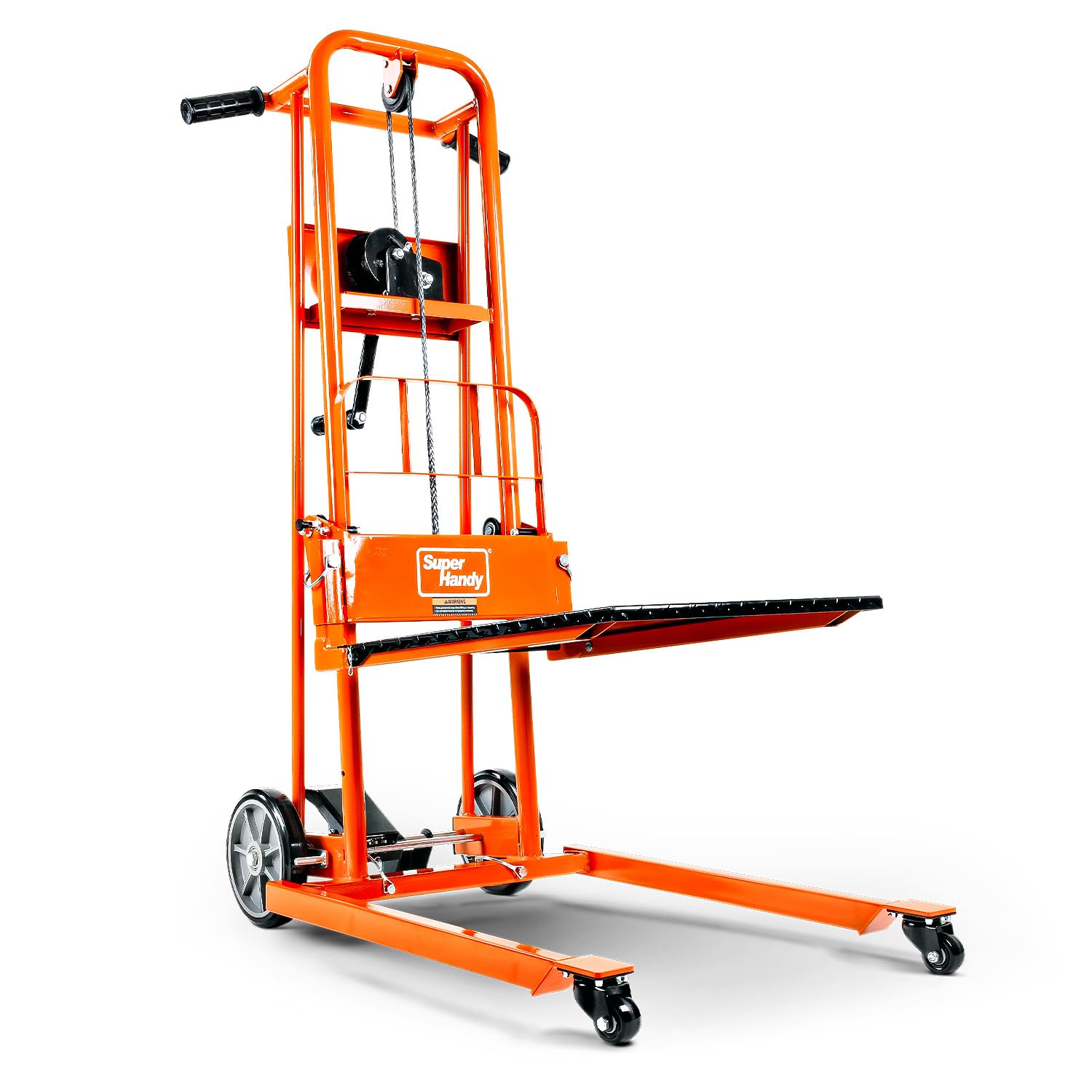 Amazon.com: SuperHandy Material Lift Winch Stacker, Pallet Truck